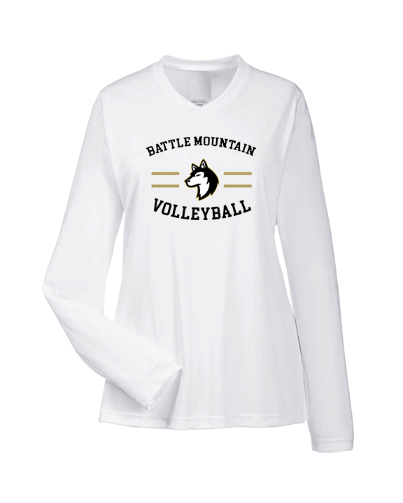 Battle Mountain HS Volleyball Curve - Womens Performance Longsleeve