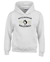 Battle Mountain HS Volleyball Curve - Youth Hoodie