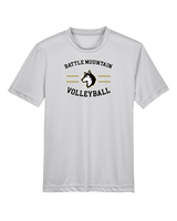 Battle Mountain HS Volleyball Curve - Youth Performance Shirt