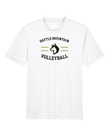 Battle Mountain HS Volleyball Curve - Youth Performance Shirt
