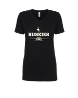 Battle Mountain HS Volleyball Half Vball - Womens Vneck