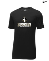Battle Mountain HS Volleyball Mascot - Mens Nike Cotton Poly Tee