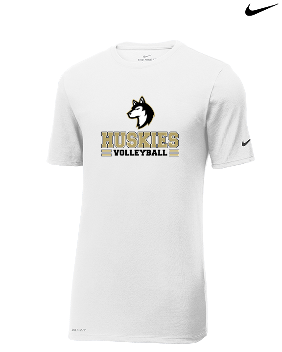 Battle Mountain HS Volleyball Mascot - Mens Nike Cotton Poly Tee