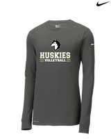 Battle Mountain HS Volleyball Mascot - Mens Nike Longsleeve