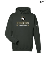 Battle Mountain HS Volleyball Mascot - Nike Club Fleece Hoodie