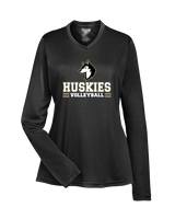 Battle Mountain HS Volleyball Mascot - Womens Performance Longsleeve