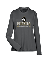 Battle Mountain HS Volleyball Mascot - Womens Performance Longsleeve