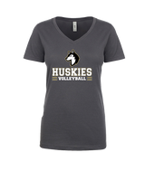 Battle Mountain HS Volleyball Mascot - Womens Vneck