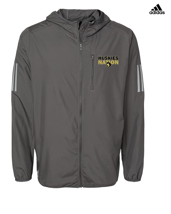 Battle Mountain HS Volleyball Nation - Mens Adidas Full Zip Jacket
