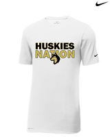 Battle Mountain HS Volleyball Nation - Mens Nike Cotton Poly Tee