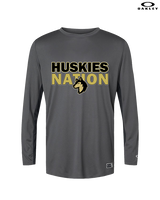 Battle Mountain HS Volleyball Nation - Mens Oakley Longsleeve