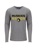 Battle Mountain HS Volleyball Nation - Tri-Blend Long Sleeve