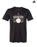 Battle Mountain HS Volleyball VB Net - Mens Adidas Performance Shirt