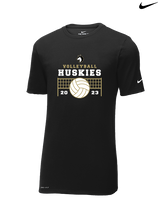 Battle Mountain HS Volleyball VB Net - Mens Nike Cotton Poly Tee