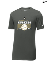 Battle Mountain HS Volleyball VB Net - Mens Nike Cotton Poly Tee
