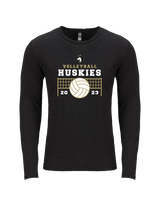 Battle Mountain HS Volleyball VB Net - Tri-Blend Long Sleeve