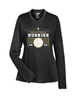 Battle Mountain HS Volleyball VB Net - Womens Performance Longsleeve