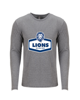 Bay Area Lions Cheer Board - Tri-Blend Long Sleeve