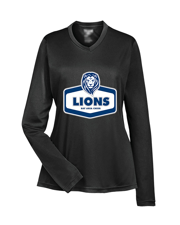 Bay Area Lions Cheer Board - Womens Performance Longsleeve
