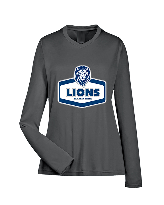 Bay Area Lions Cheer Board - Womens Performance Longsleeve