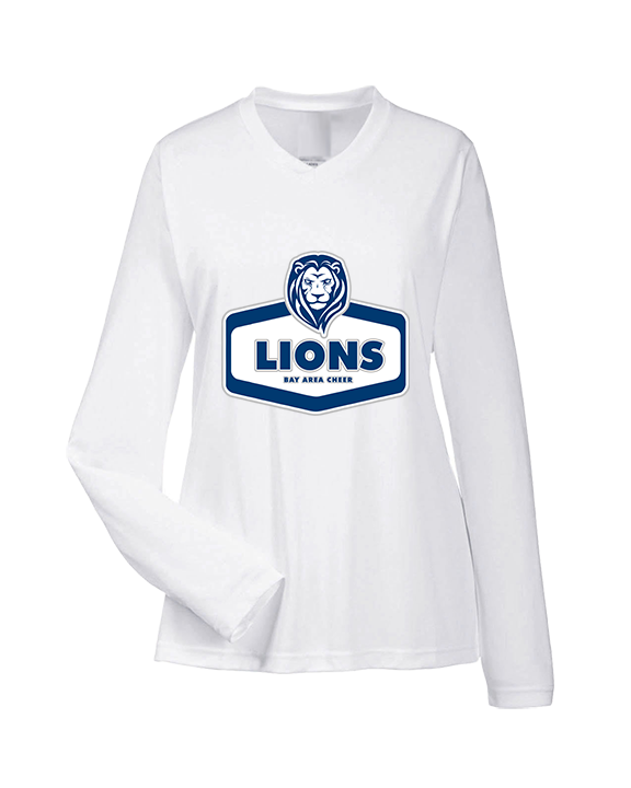 Bay Area Lions Cheer Board - Womens Performance Longsleeve