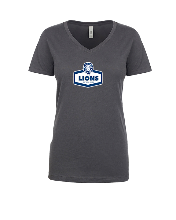 Bay Area Lions Cheer Board - Womens V-Neck
