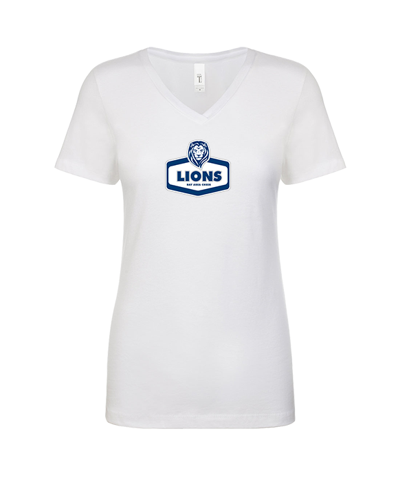 Bay Area Lions Cheer Board - Womens V-Neck