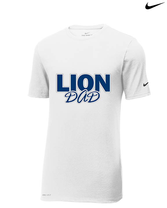 Bay Area Lions Cheer Dad - Mens Nike Cotton Poly Tee