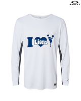 Bay Area Lions Cheer I Heart Cheer - Mens Oakley Longsleeve
