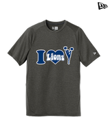 Bay Area Lions Cheer I Heart Cheer - New Era Performance Shirt
