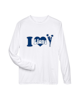 Bay Area Lions Cheer I Heart Cheer - Performance Longsleeve
