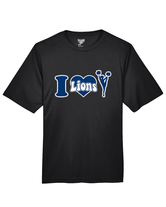 Bay Area Lions Cheer I Heart Cheer - Performance Shirt
