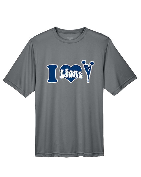 Bay Area Lions Cheer I Heart Cheer - Performance Shirt