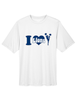 Bay Area Lions Cheer I Heart Cheer - Performance Shirt