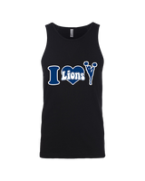 Bay Area Lions Cheer I Heart Cheer - Tank Top