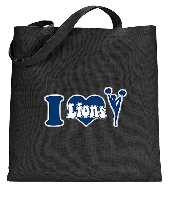 Bay Area Lions Cheer I Heart Cheer - Tote