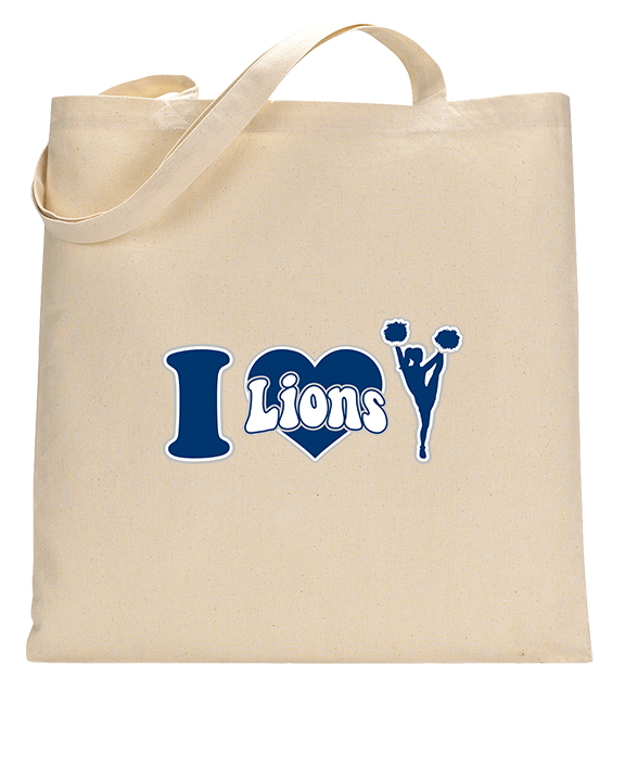 Bay Area Lions Cheer I Heart Cheer - Tote