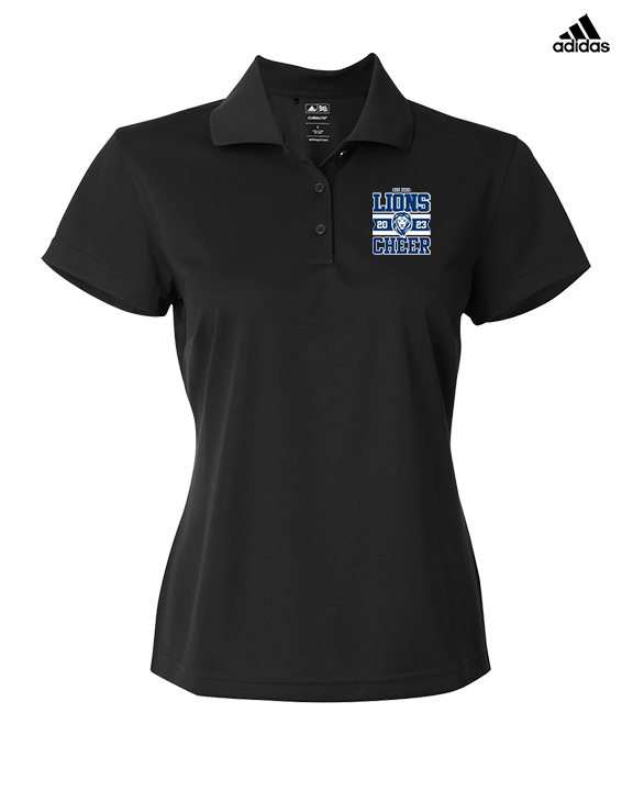 Bay Area Lions Cheer Stamp - Adidas Womens Polo