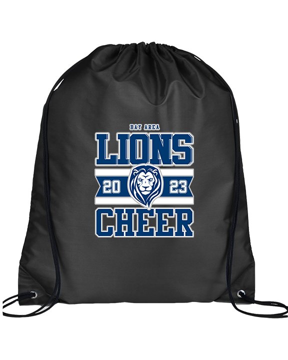 Bay Area Lions Cheer Stamp - Drawstring Bag