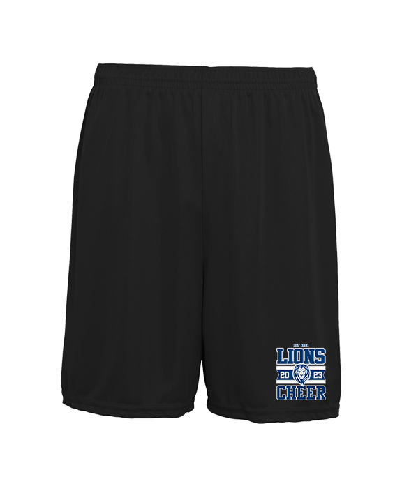 Bay Area Lions Cheer Stamp - Mens 7inch Training Shorts
