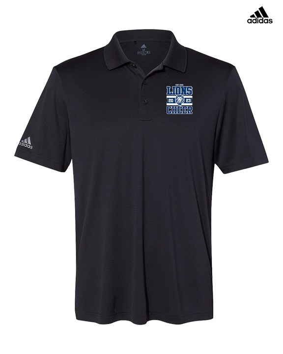Bay Area Lions Cheer Stamp - Mens Adidas Polo