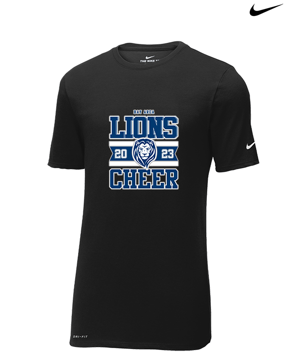Bay Area Lions Cheer Stamp - Mens Nike Cotton Poly Tee