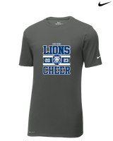Bay Area Lions Cheer Stamp - Mens Nike Cotton Poly Tee