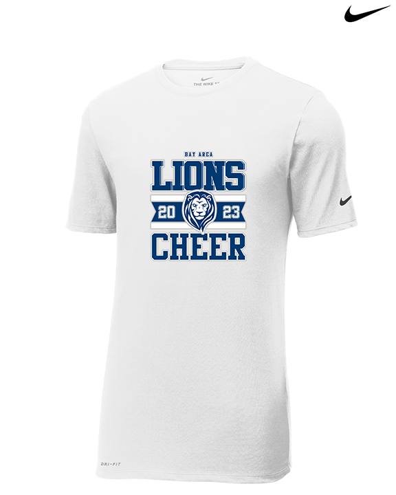 Bay Area Lions Cheer Stamp - Mens Nike Cotton Poly Tee