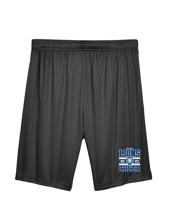 Bay Area Lions Cheer Stamp - Mens Training Shorts with Pockets