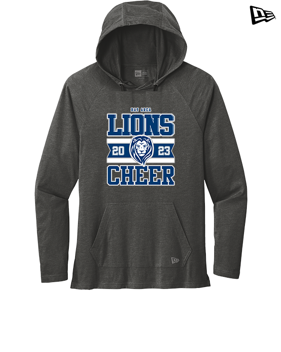 Bay Area Lions Cheer Stamp - New Era Tri-Blend Hoodie