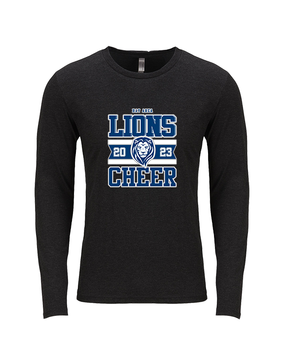 Bay Area Lions Cheer Stamp - Tri-Blend Long Sleeve