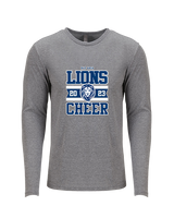 Bay Area Lions Cheer Stamp - Tri-Blend Long Sleeve