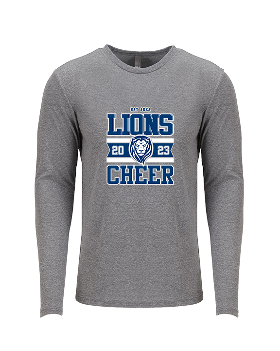 Bay Area Lions Cheer Stamp - Tri-Blend Long Sleeve