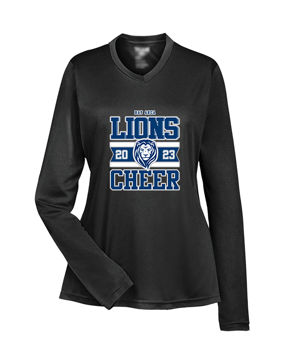 Bay Area Lions Cheer Stamp - Womens Performance Longsleeve